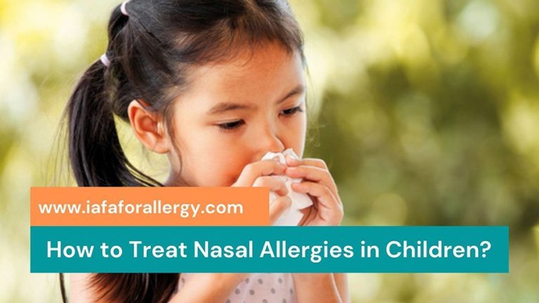 How to Treat Nasal Allergies in Children?