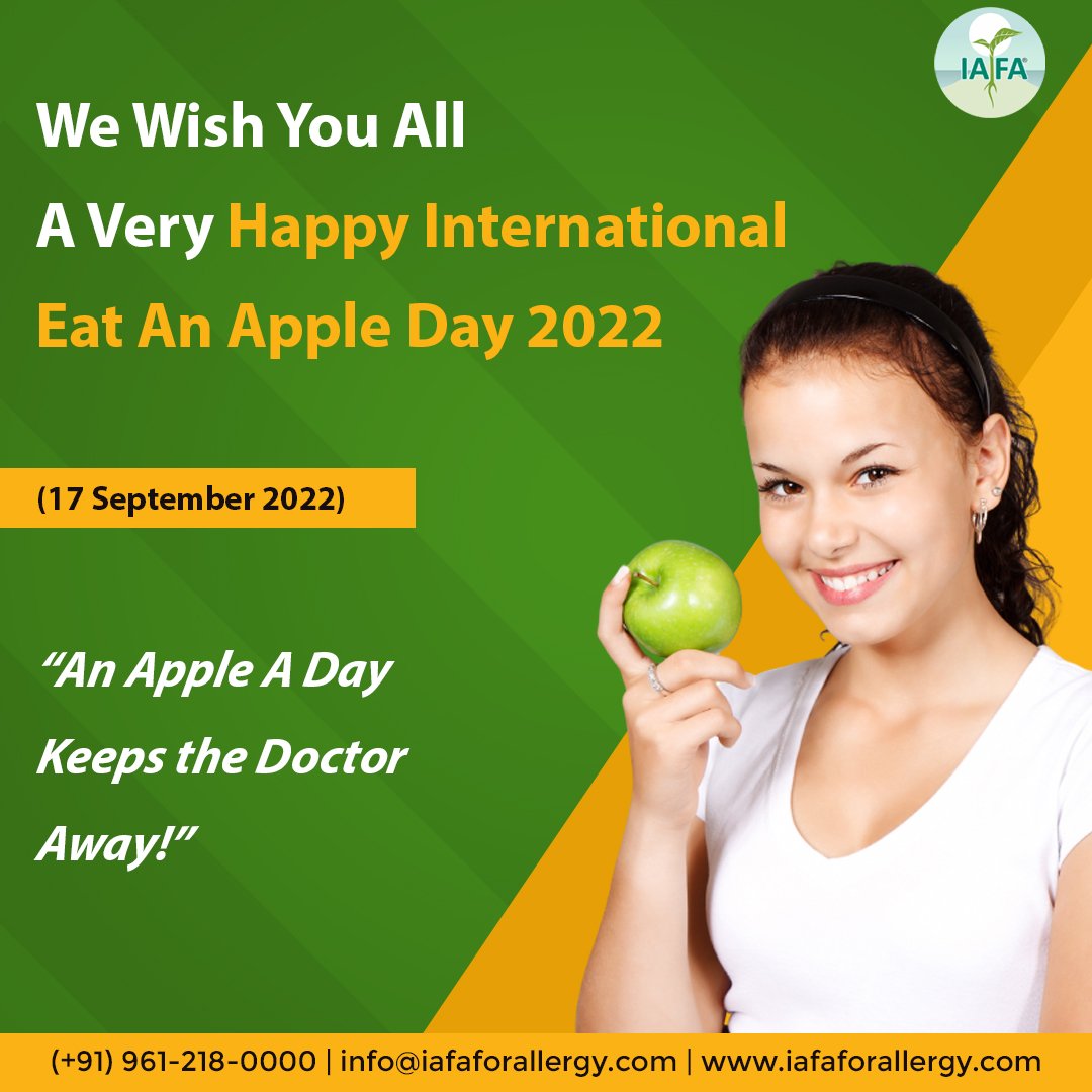 International Eat An Apple Day (September 17) Celebrate with IAFA®