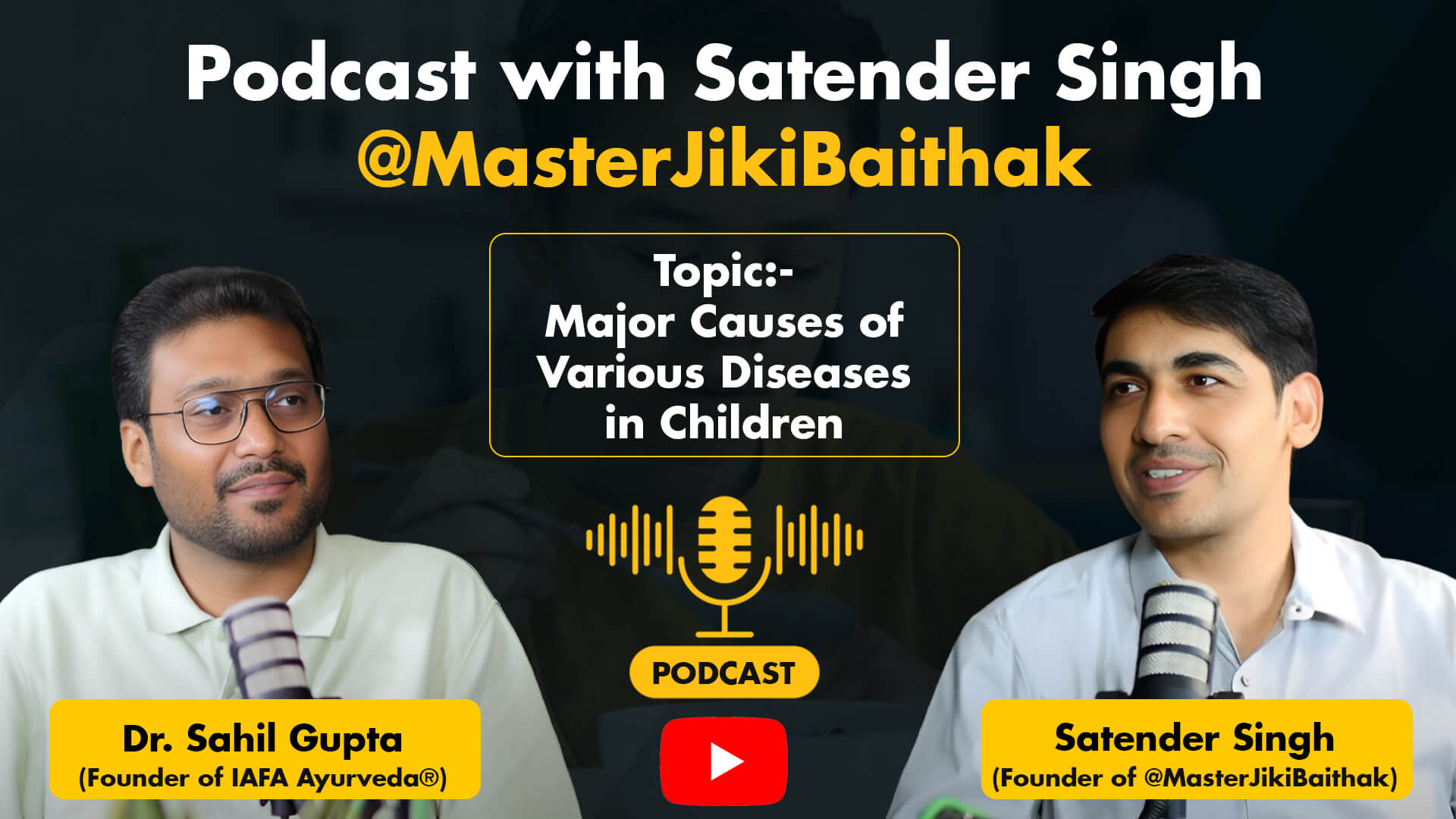 Dr. Sahil Gupta (Founder of IAFA Ayurveda® and Ayurvedic Allergy Specialist) Shared Amazing Health Tips in Podcast